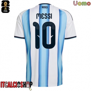Argentina Lionel Messi #10 Prima Maglia Mondiali 2026 Manica Corta